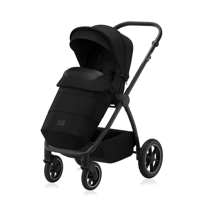Lionelo - MERIL 2-in-1 Combination Stroller Black Onyx
