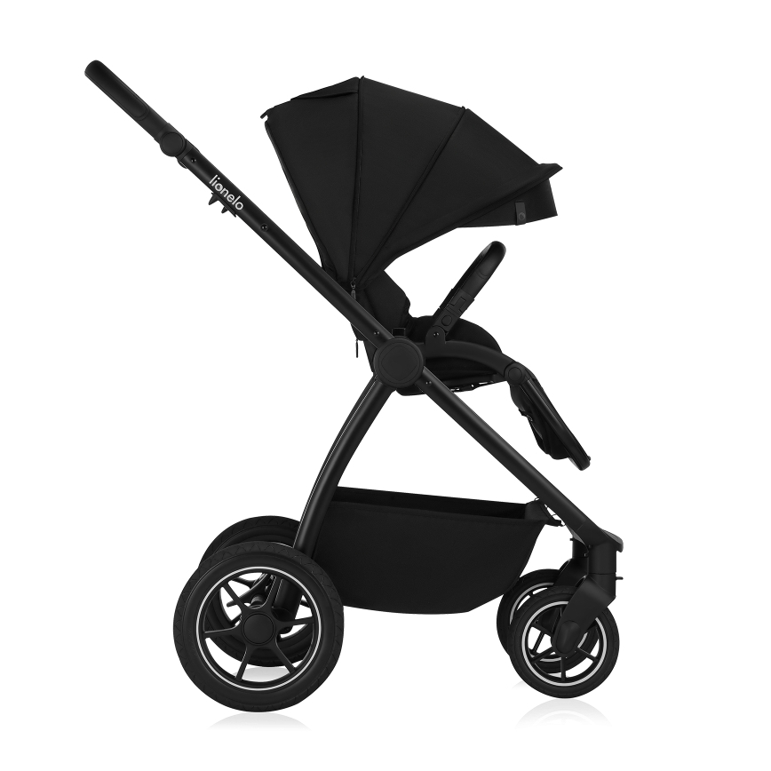 Lionelo - MERIL 2-in-1 Combination Stroller Black Onyx