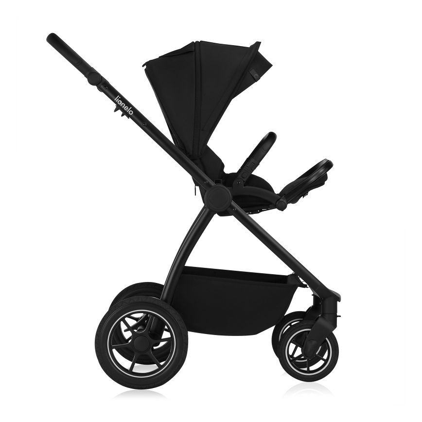 Lionelo - MERIL 2-in-1 Combination Stroller Black Onyx