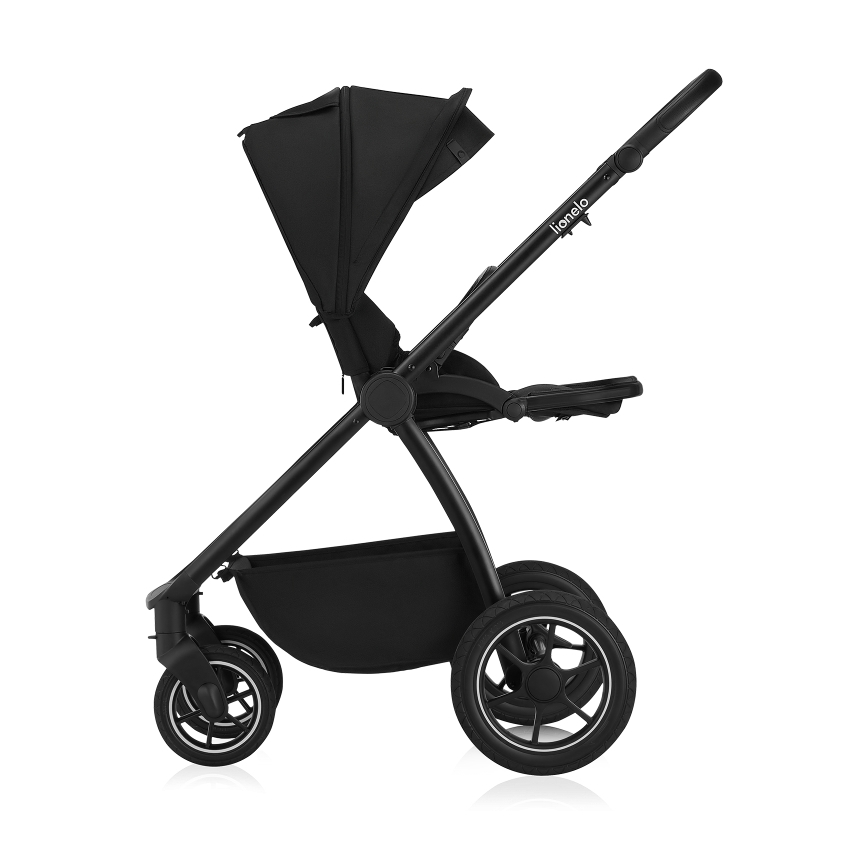 Lionelo - MERIL 2-in-1 Combination Stroller Black Onyx