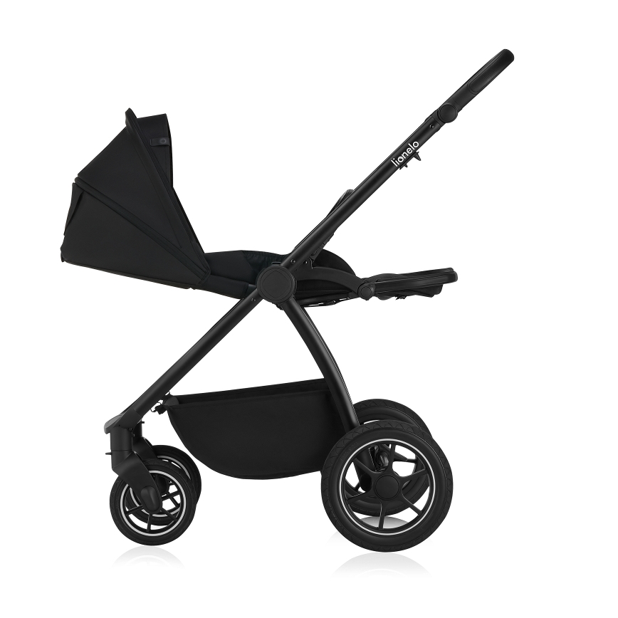 Lionelo - MERIL 2-in-1 Combination Stroller Black Onyx