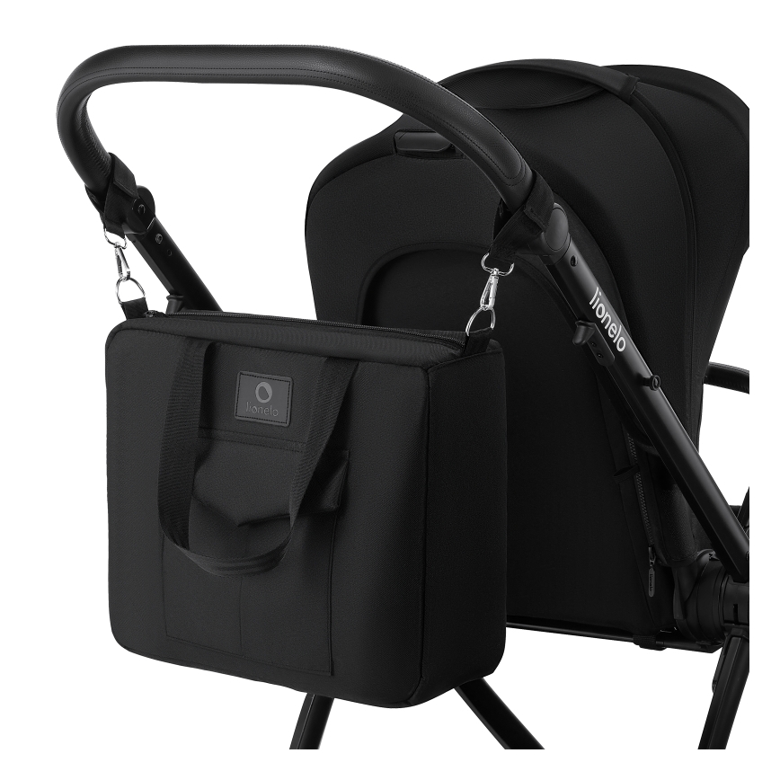 Lionelo - MERIL 2-in-1 Combination Stroller Black Onyx