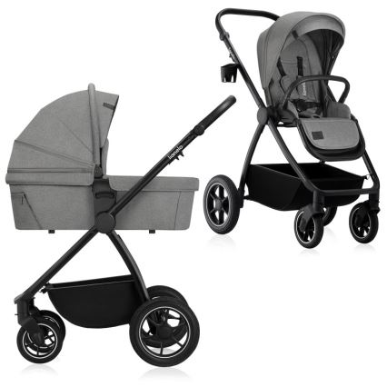 Lionelo - MERIL 2-in-1 Combination Stroller Grey Stone