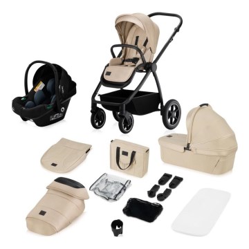 Lionelo - MERIL 3-in-1 Combination Stroller, Beige Sand
