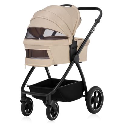 Lionelo - MERIL 3-in-1 Combination Stroller, Beige Sand