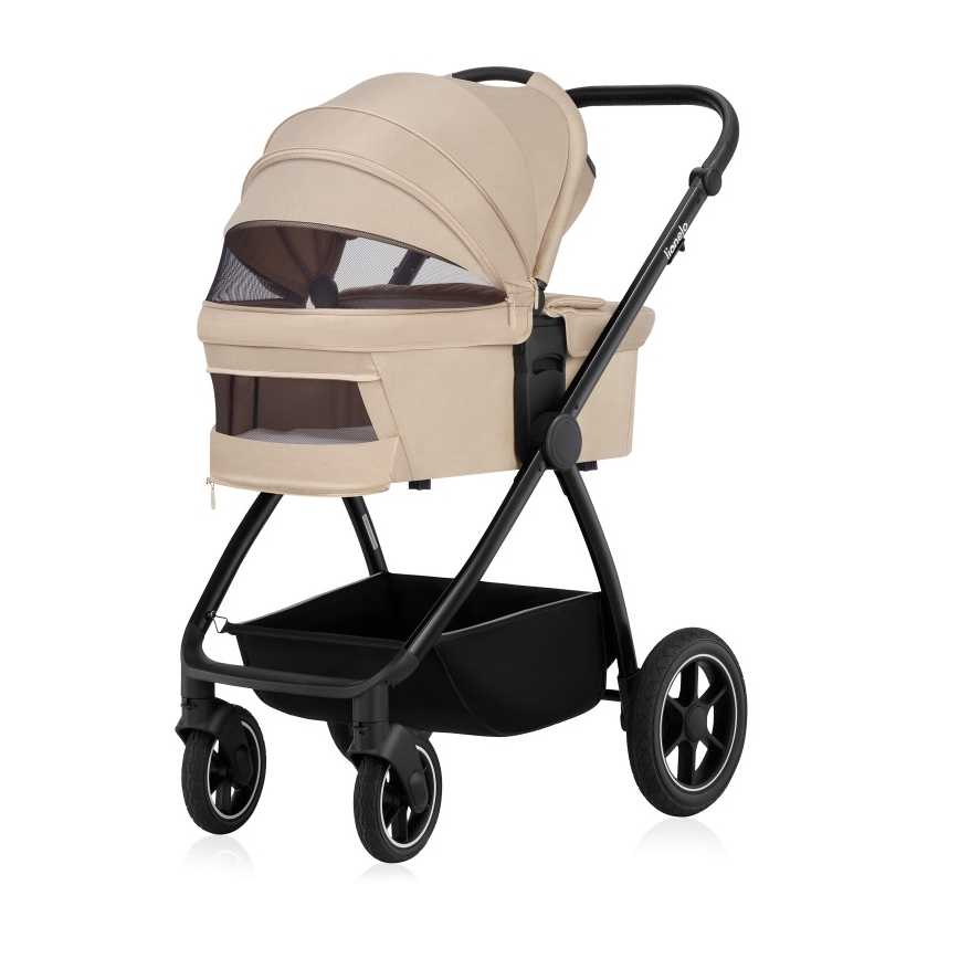 Lionelo - MERIL 3-in-1 Combination Stroller, Beige Sand