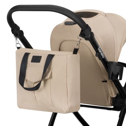 Lionelo - MERIL 3-in-1 Combination Stroller, Beige Sand