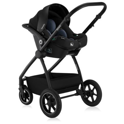 Lionelo - MERIL 3-in-1 Combination Stroller Black Onyx
