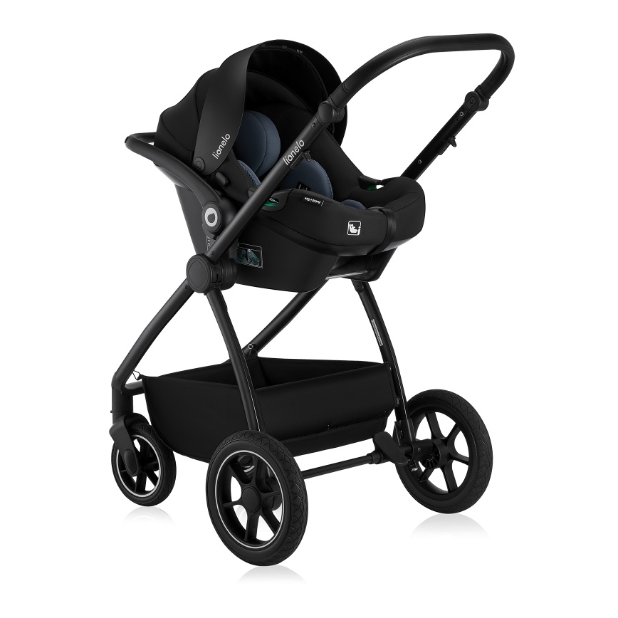 Lionelo - MERIL 3-in-1 Combination Stroller Black Onyx