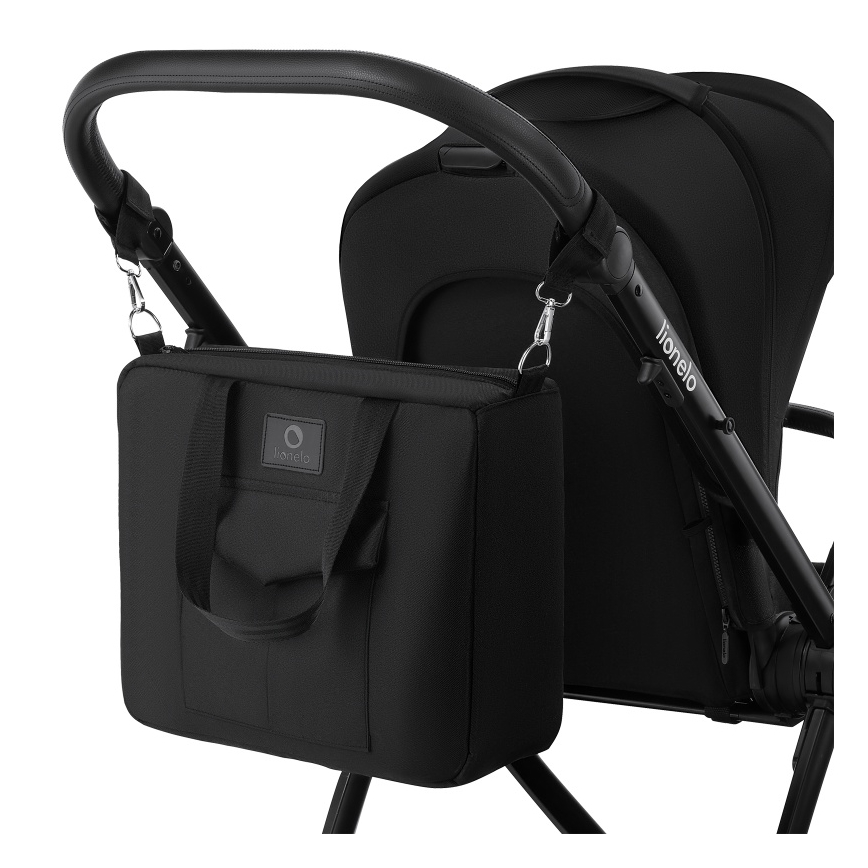 Lionelo - MERIL 3-in-1 Combination Stroller Black Onyx