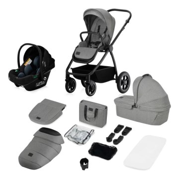 Lionelo - MERIL 3-in-1 Combination Stroller Grey Stone