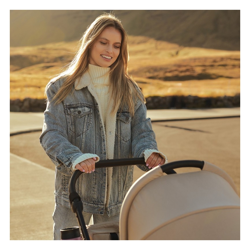 Lionelo - MERIL 3-in-1 Combination Stroller Grey Stone