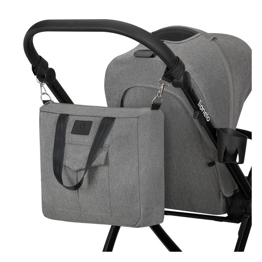 Lionelo - MERIL 3-in-1 Combination Stroller Grey Stone