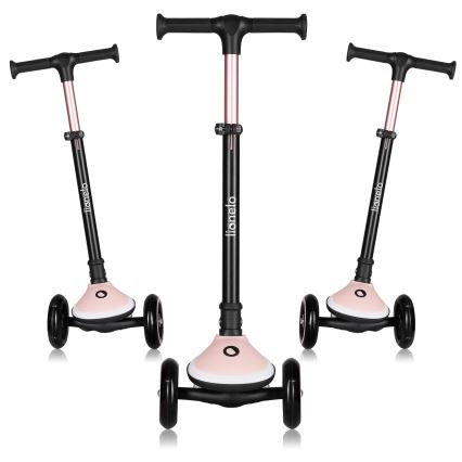 Lionelo - MEY Children's Scooter, 3x AAA, Pink Rose