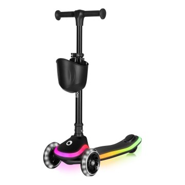 Lionelo - MEY Children's Scooter 3xAAA Black Onyx