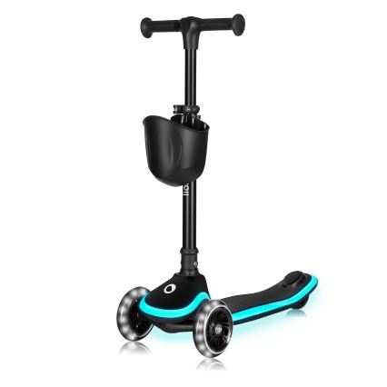 Lionelo - MEY Children's Scooter 3xAAA Black Onyx