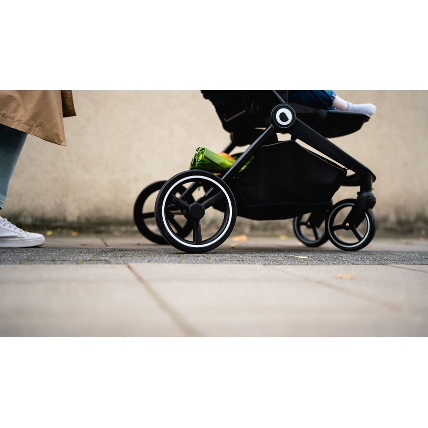Lionelo - MIKA 2-in-1 Convertible Stroller, Navy Blue