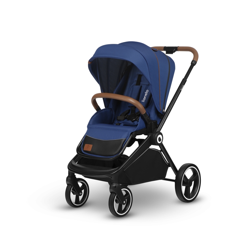 Lionelo - MIKA 2-in-1 Convertible Stroller, Navy Blue