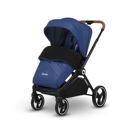 Lionelo - MIKA 2-in-1 Convertible Stroller, Navy Blue