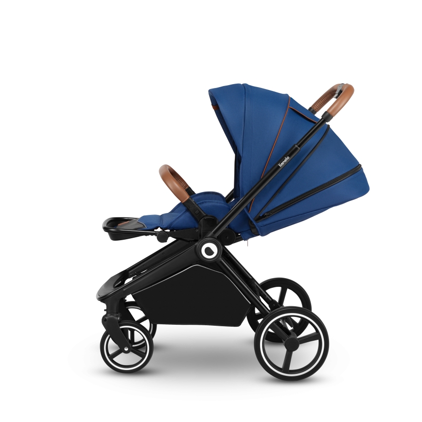 Lionelo - MIKA 2-in-1 Convertible Stroller, Navy Blue