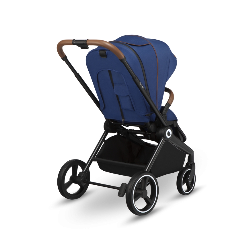 Lionelo - MIKA 2-in-1 Convertible Stroller, Navy Blue