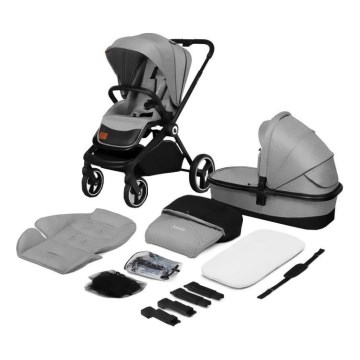 Lionelo - MIKA 2-in-1 Stroller Grey Stone