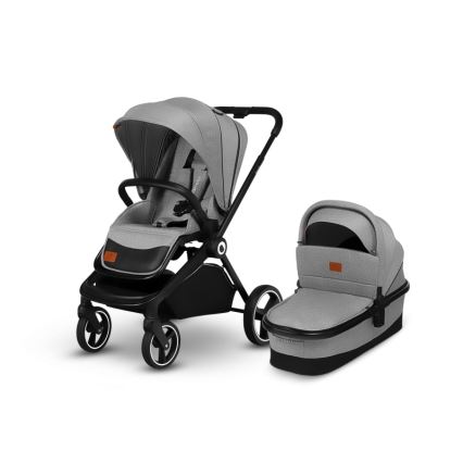 Lionelo - MIKA 2-in-1 Stroller Grey Stone