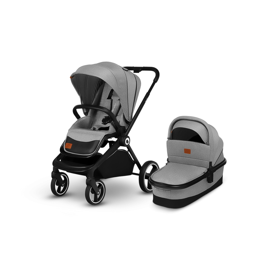 Lionelo - MIKA 2-in-1 Stroller Grey Stone