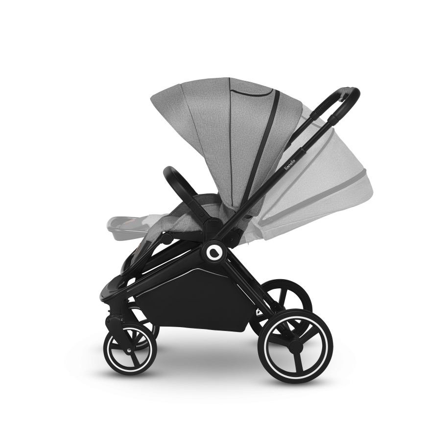 Lionelo - MIKA 2-in-1 Stroller Grey Stone