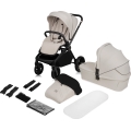 Lionelo - MIKA PLUS 2-in-1 Combination Stroller, Beige Sand