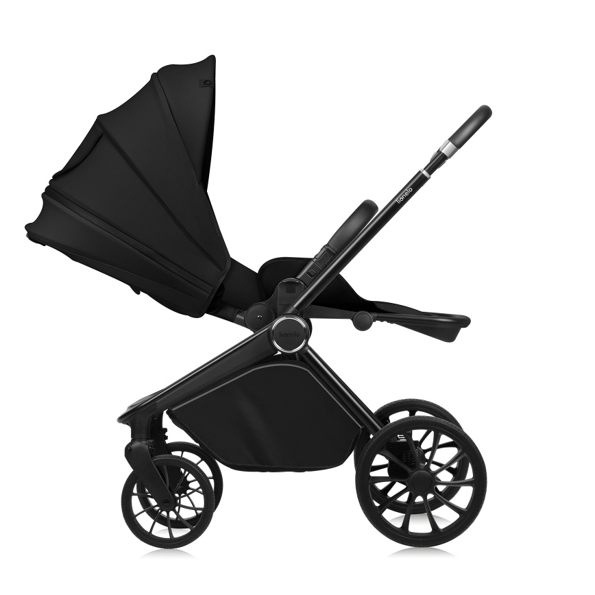 Lionelo - MIKA PLUS 2-in-1 Combination Stroller Black Onyx