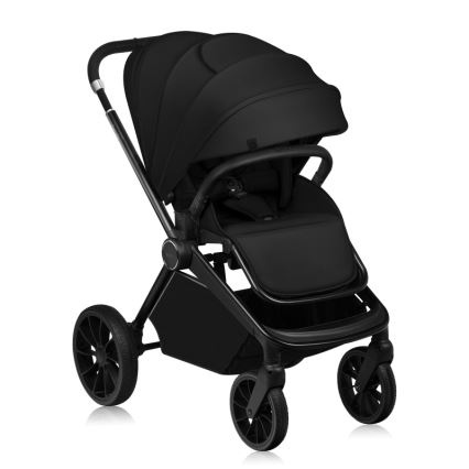 Lionelo - MIKA PLUS 2-in-1 Combination Stroller Black Onyx
