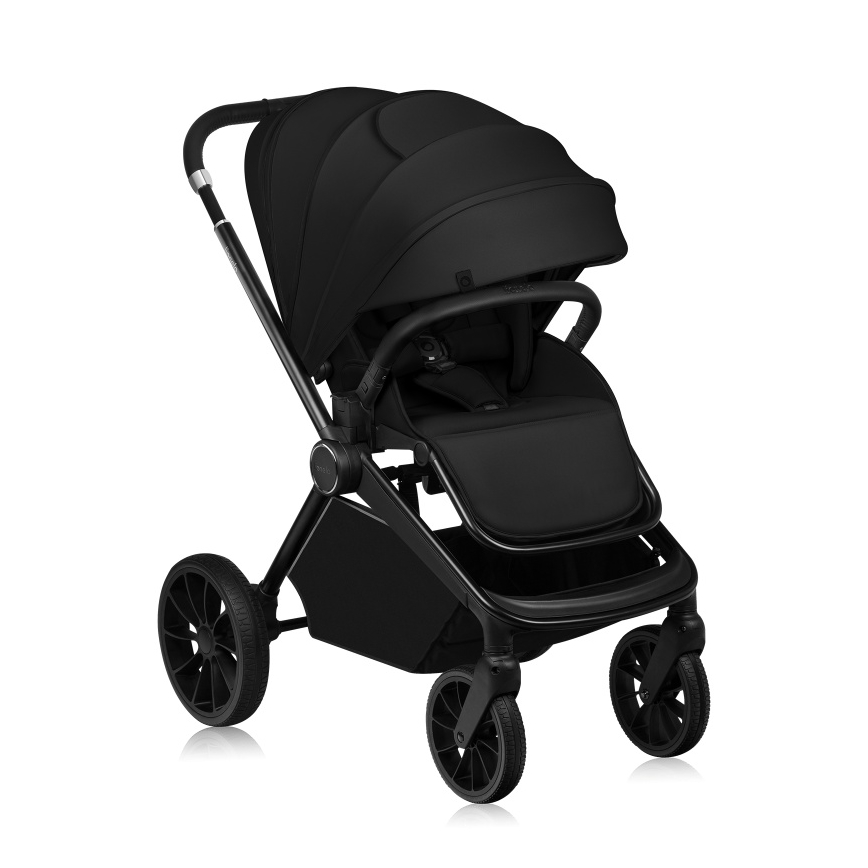 Lionelo - MIKA PLUS 2-in-1 Combination Stroller Black Onyx