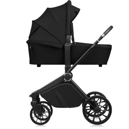 Lionelo - MIKA PLUS 2-in-1 Combination Stroller Black Onyx