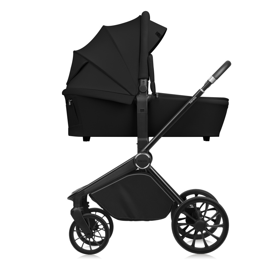 Lionelo - MIKA PLUS 2-in-1 Combination Stroller Black Onyx