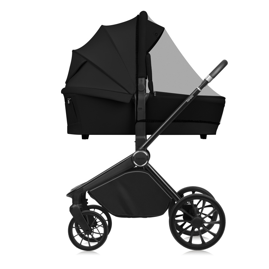 Lionelo - MIKA PLUS 2-in-1 Combination Stroller Black Onyx