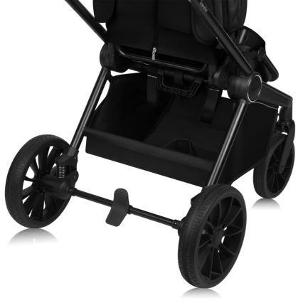 Lionelo - MIKA PLUS 2-in-1 Combination Stroller Black Onyx