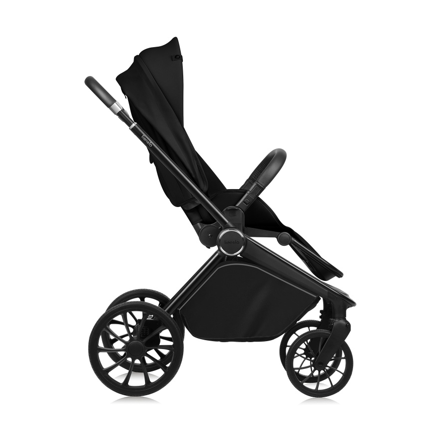 Lionelo - MIKA PLUS 2-in-1 Combination Stroller Black Onyx
