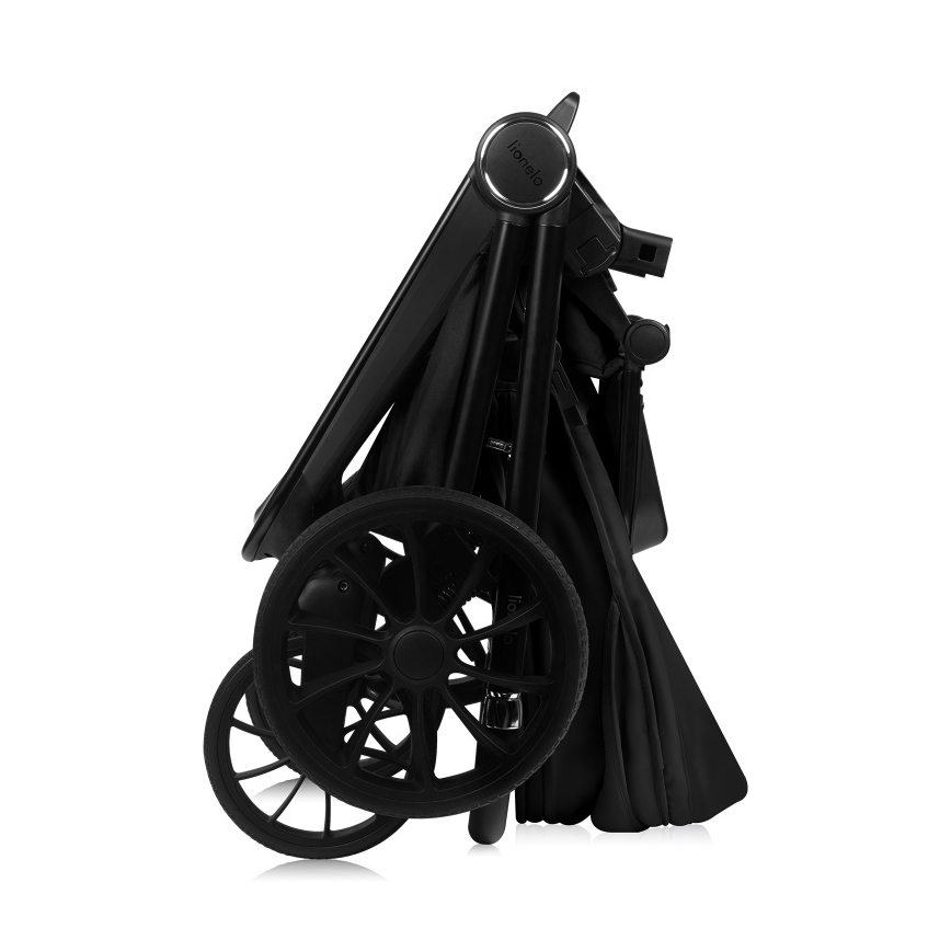 Lionelo - MIKA PLUS 2-in-1 Combination Stroller Black Onyx