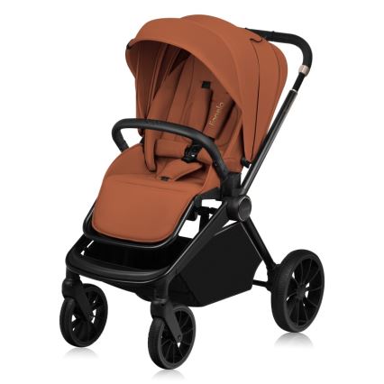 Lionelo - MIKA PLUS 2-in-1 Combination Stroller, Brown Rust
