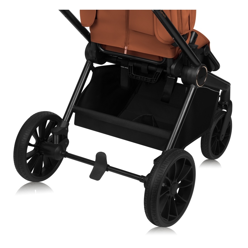 Lionelo - MIKA PLUS 2-in-1 Combination Stroller, Brown Rust
