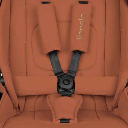 Lionelo - MIKA PLUS 2-in-1 Combination Stroller, Brown Rust