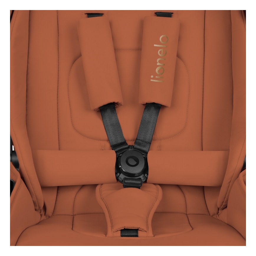 Lionelo - MIKA PLUS 2-in-1 Combination Stroller, Brown Rust