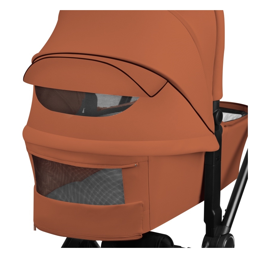 Lionelo - MIKA PLUS 2-in-1 Combination Stroller, Brown Rust
