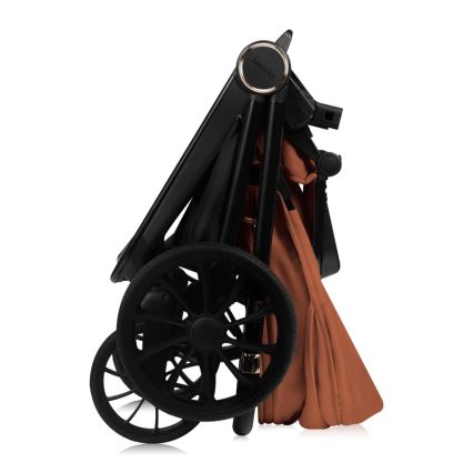 Lionelo - MIKA PLUS 2-in-1 Combination Stroller, Brown Rust