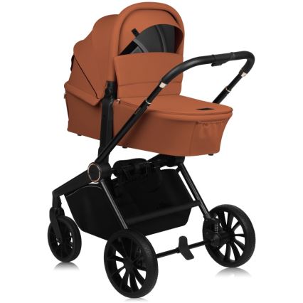 Lionelo - MIKA PLUS 2-in-1 Combination Stroller, Brown Rust