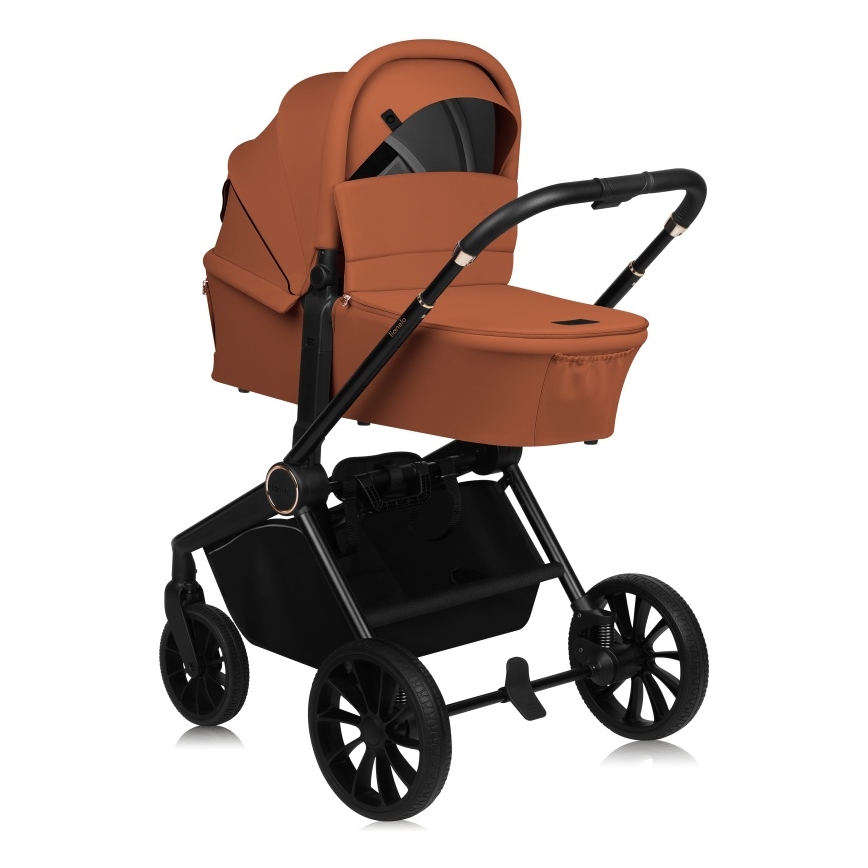 Lionelo - MIKA PLUS 2-in-1 Combination Stroller, Brown Rust