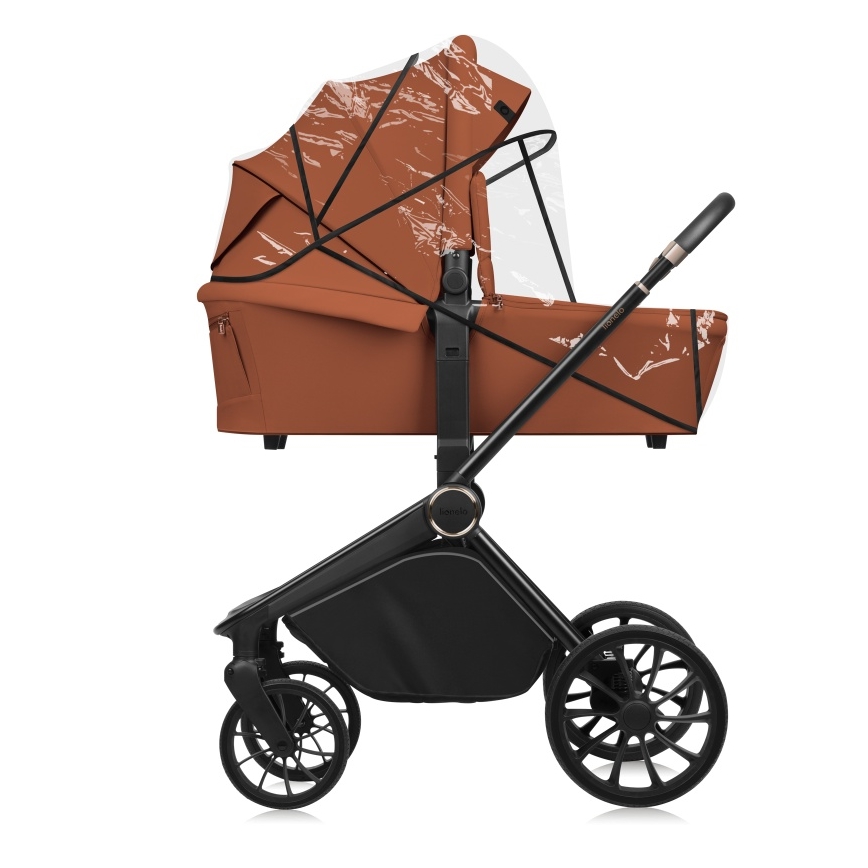Lionelo - MIKA PLUS 2-in-1 Combination Stroller, Brown Rust