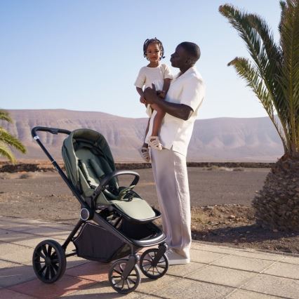 Lionelo - MIKA PLUS 2-in-1 Combination Stroller, Green Olive