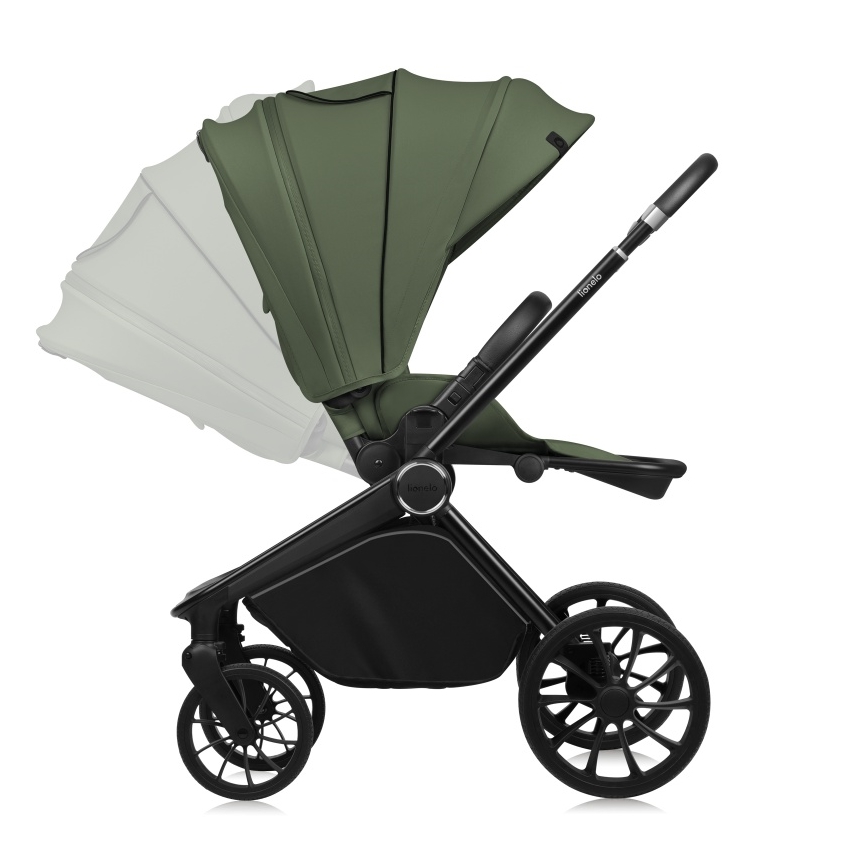 Lionelo - MIKA PLUS 2-in-1 Combination Stroller, Green Olive
